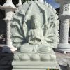 Hình ảnh tượng Phật Mẫu Chuẩn Đề bằng đá