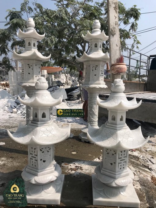 lư hương bàn đá đèn dá SP001 1