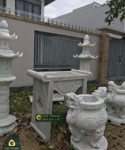 lư hương bàn đá đèn dá SP001 3