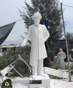 tượng chân dung đá SP003 3