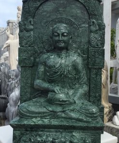 Tượng Sivali đá màu xanh