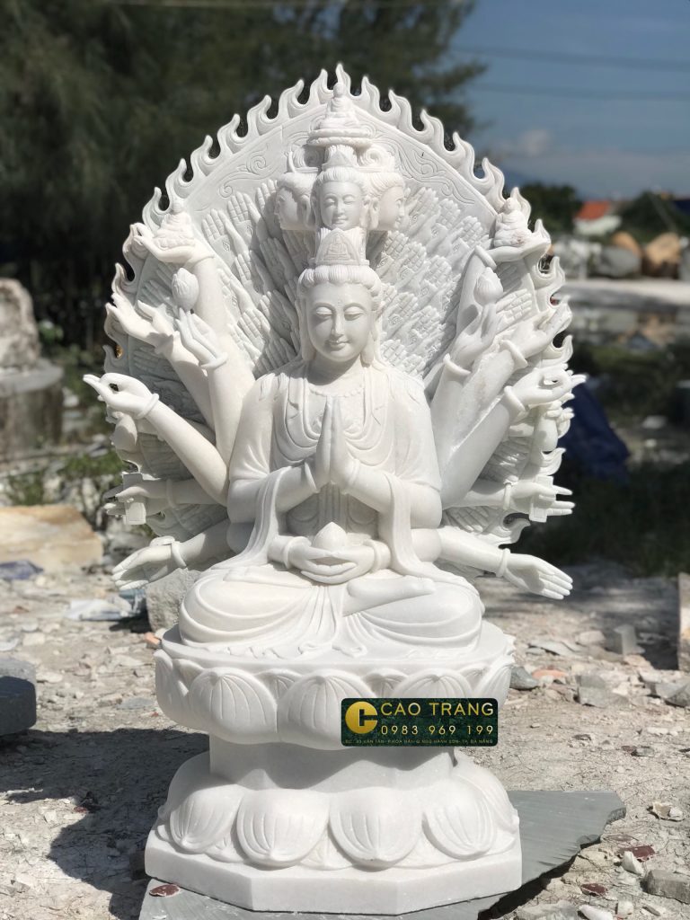 Tượng Phật Thiên Thủ Thiên Nhãn 2 Tượng Phật Thiên Thủ Thiên Nhãn Bằng Đá