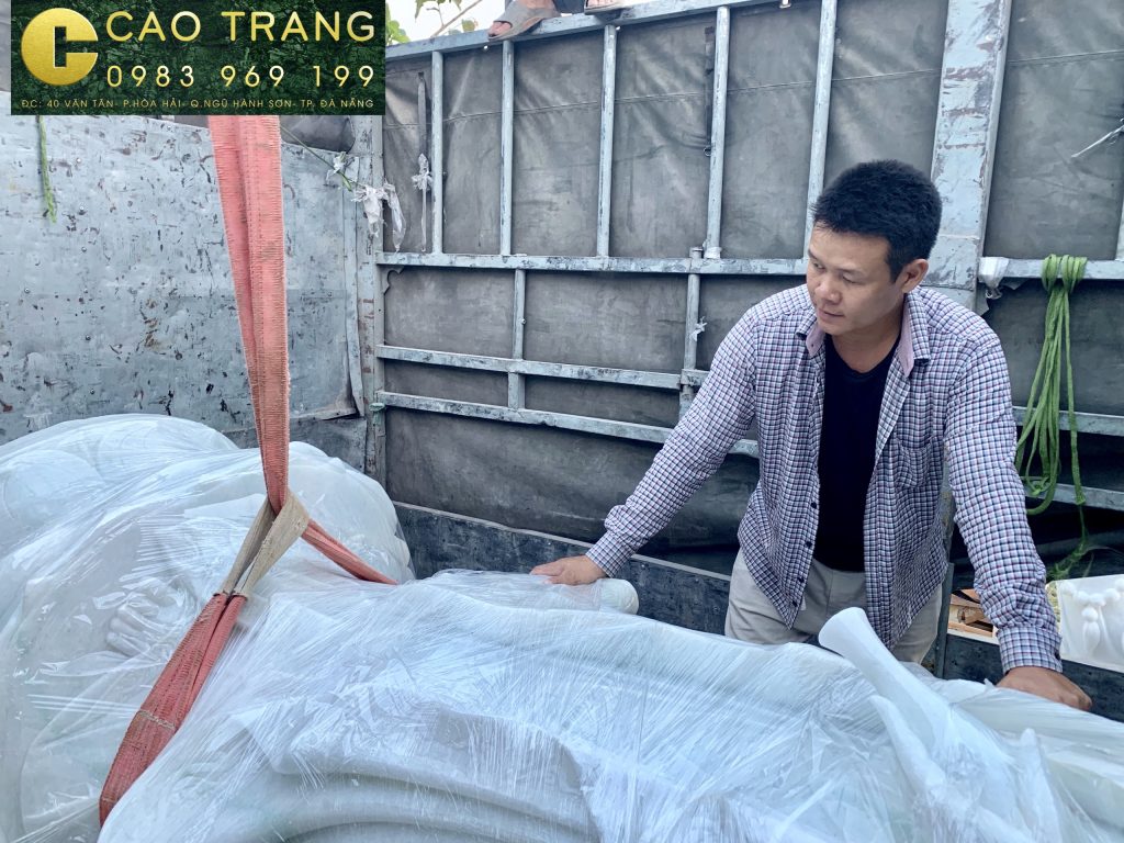 tượng quan âm bằng đá 12