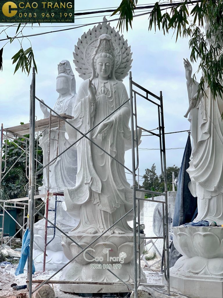 tượng quan âm bồ tát bằng đá 26