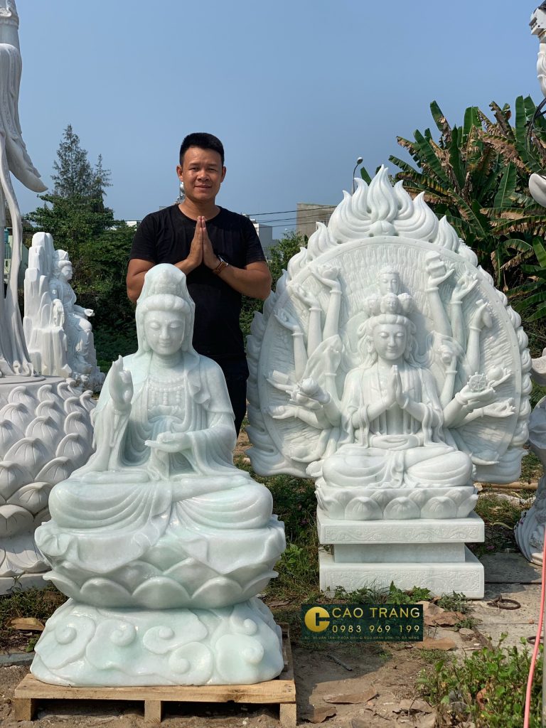 tượng thiên thủ thiên nhãn bằng đá