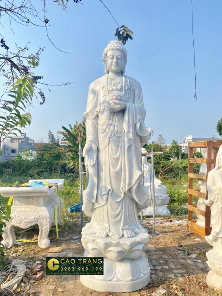 tượng phật a di đà bằng đá 4