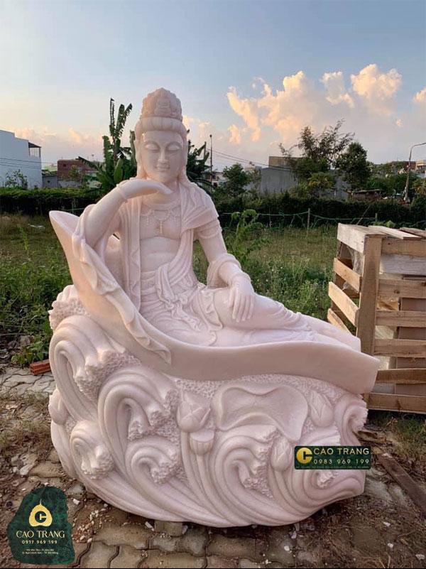 Tượng Phật Bằng Đá Cẩm Thạch - Tượng Phật Mỹ Nghệ Cao Trang