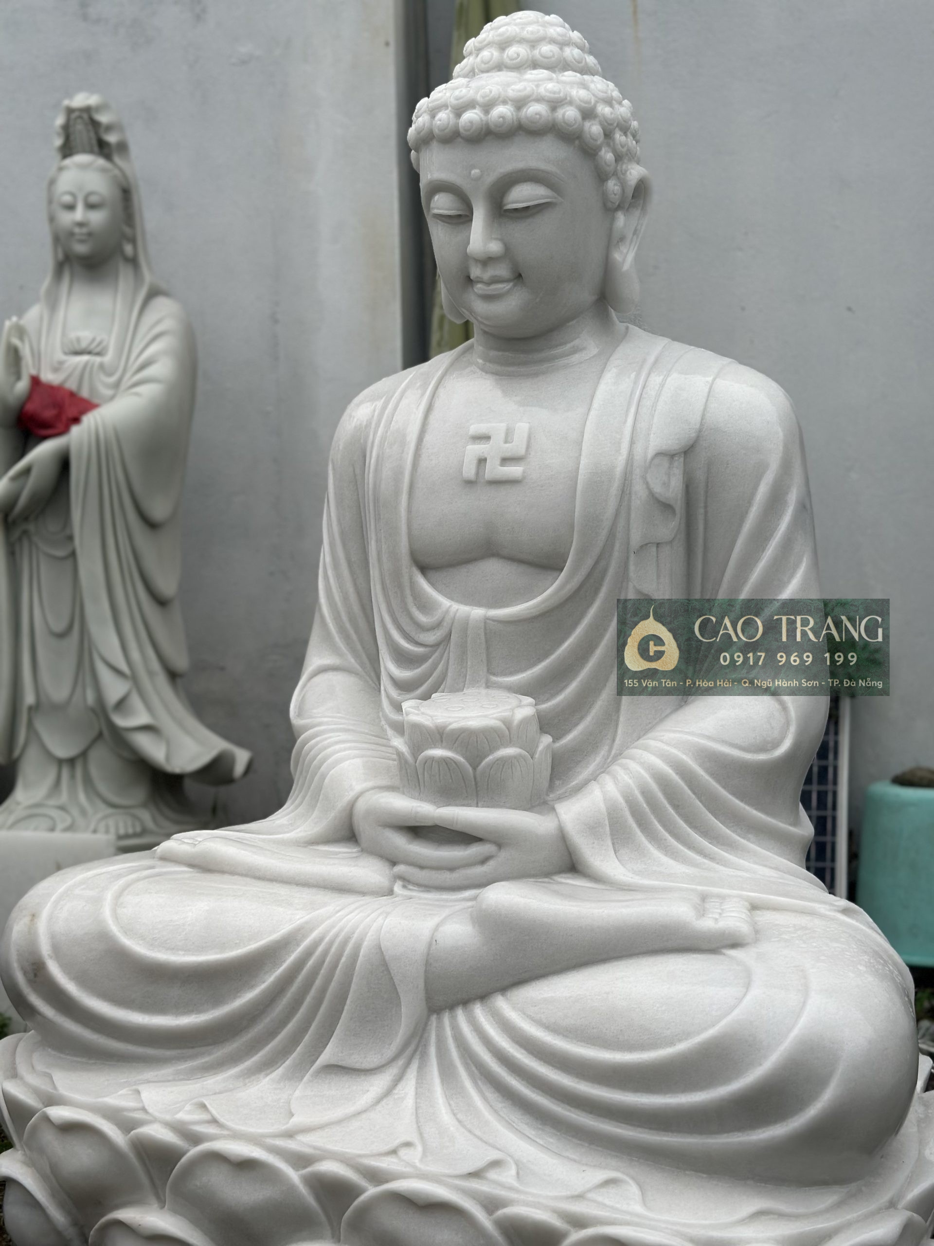 Tượng Phật A Di Đà Ngồi Thiền