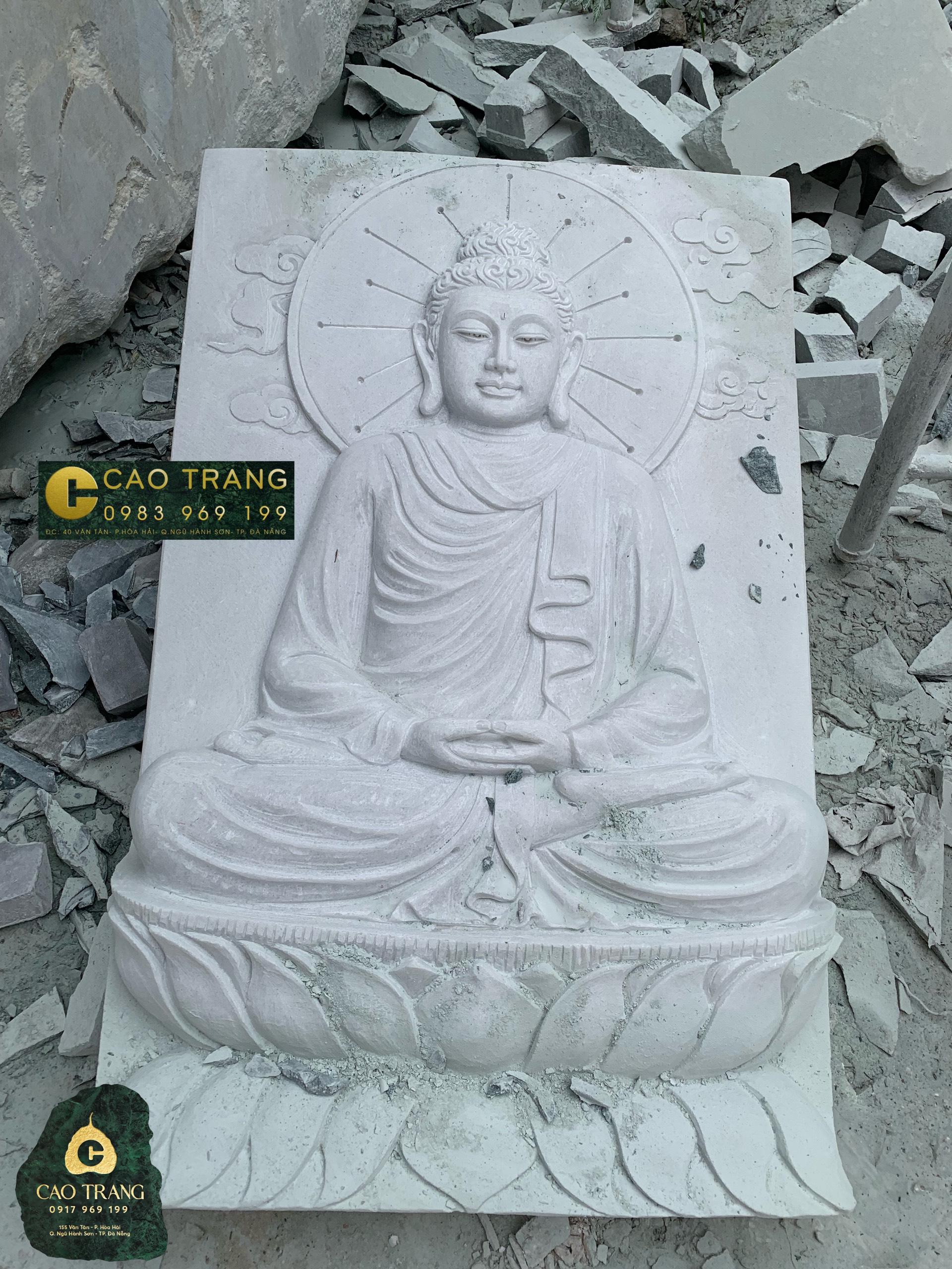 Mua phù điêu tượng Thích Ca bằng đá
