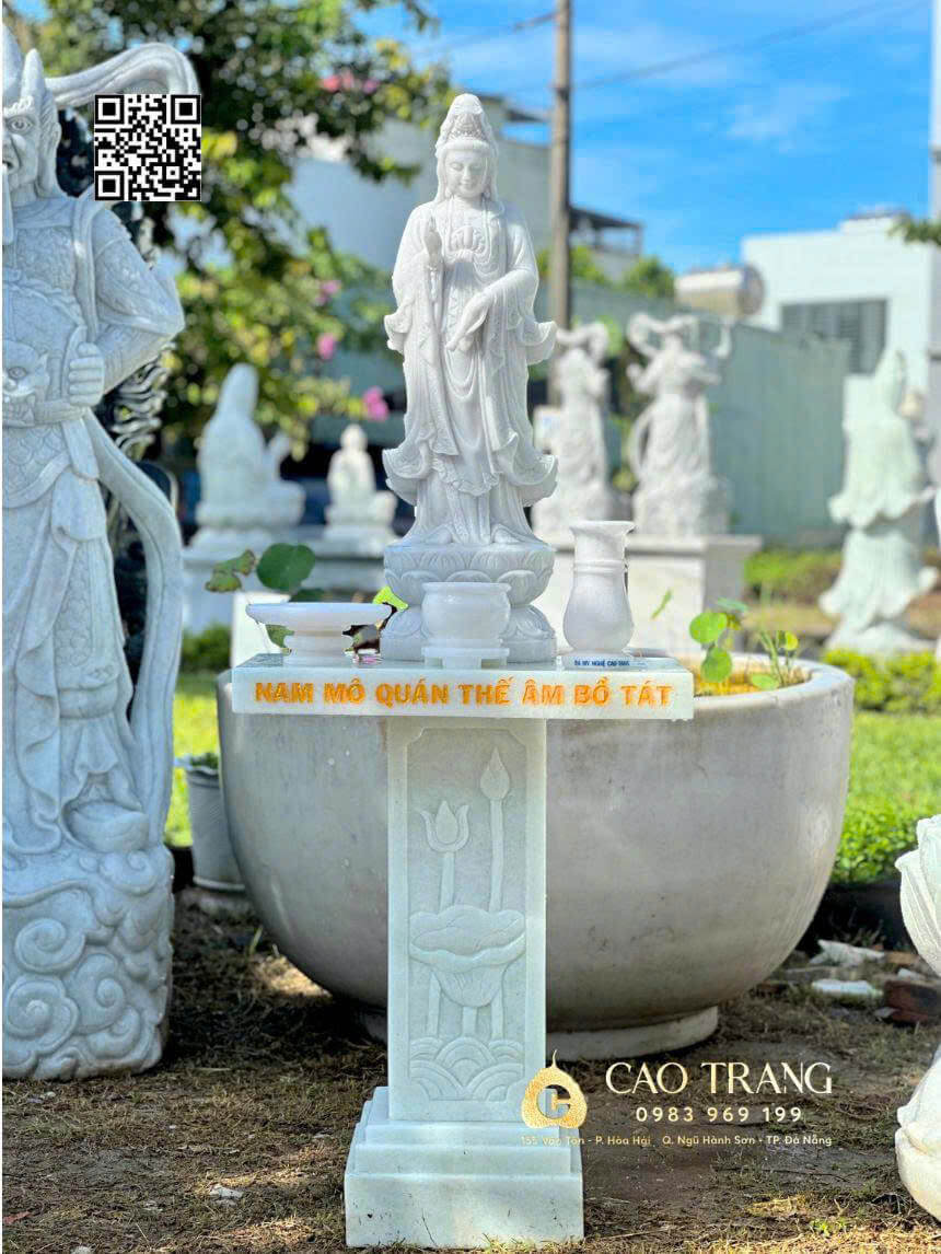 tuong phat quan am bang da cao 1m 3 2