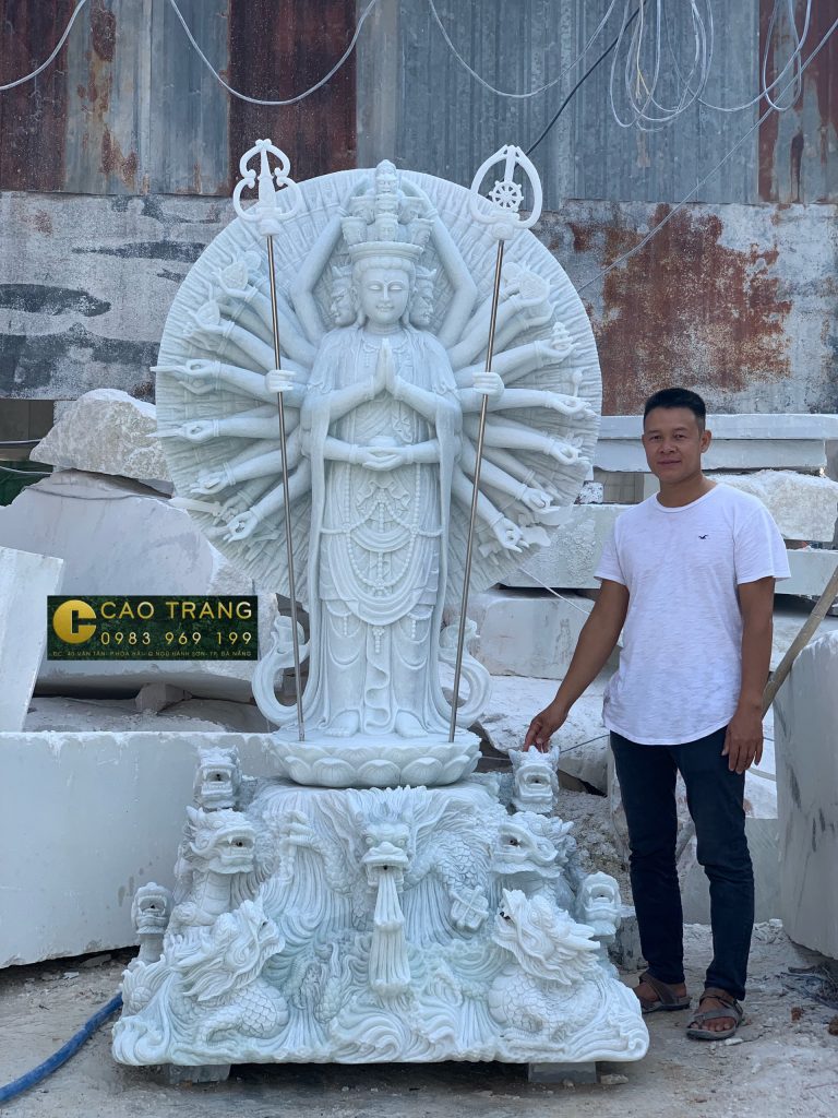 Mua tượng Phật Thiên Thủ Thiên Nhãn bằng đá cao 2m