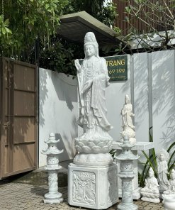 Mua Tượng Phật Quan Âm Bằng Đá Cao 2m
