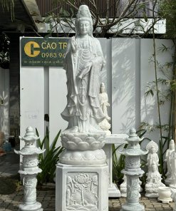 Mua Tượng Phật Quan Âm Bằng Đá Cao 2m