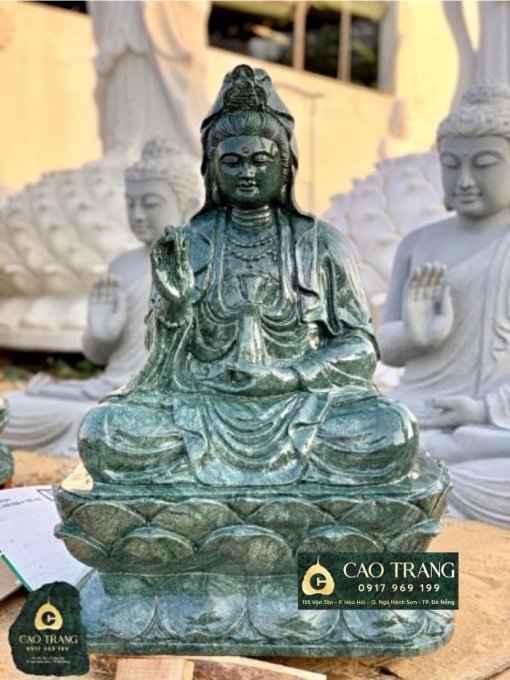 Tượng Phật Bà Quan Âm Ngồi Thiền