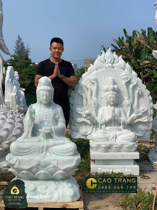 Tượng đá Phật Thiên Thủ Thiên Nhãn mang ý nghĩa gì?