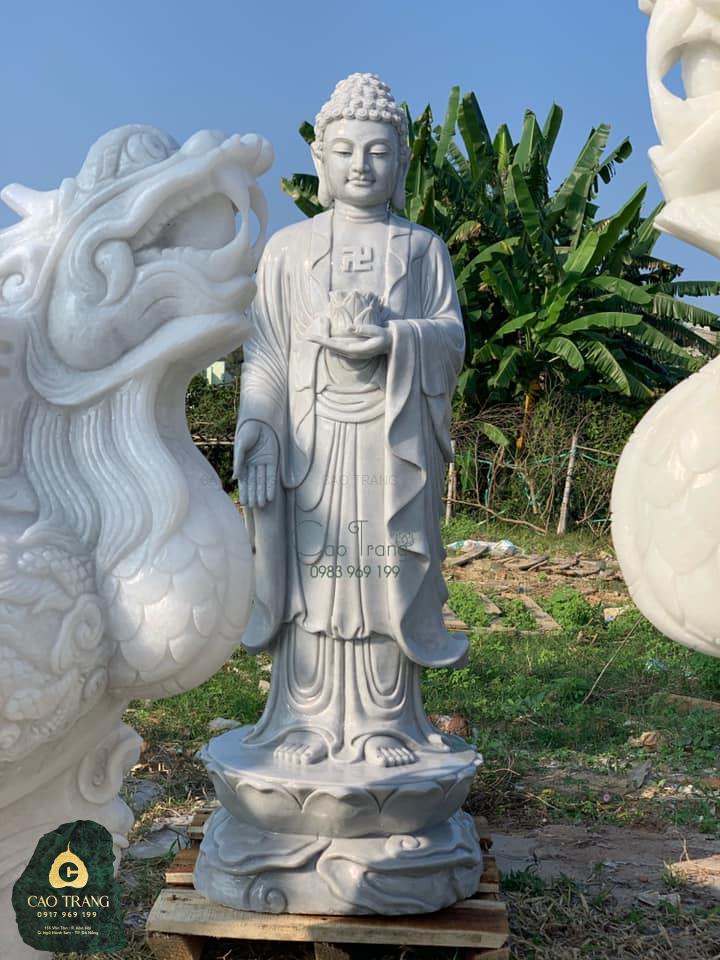 Tượng Tây Phương Tam Thánh - Tượng Phật Đá Cao Trang