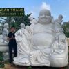 Ảnh tượng Phật Di Lặc cười bằng đá