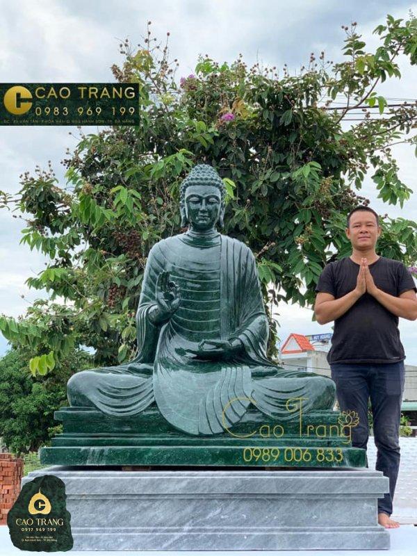 tuong phat thich ca bang da xanh an do 2 e1680766447216