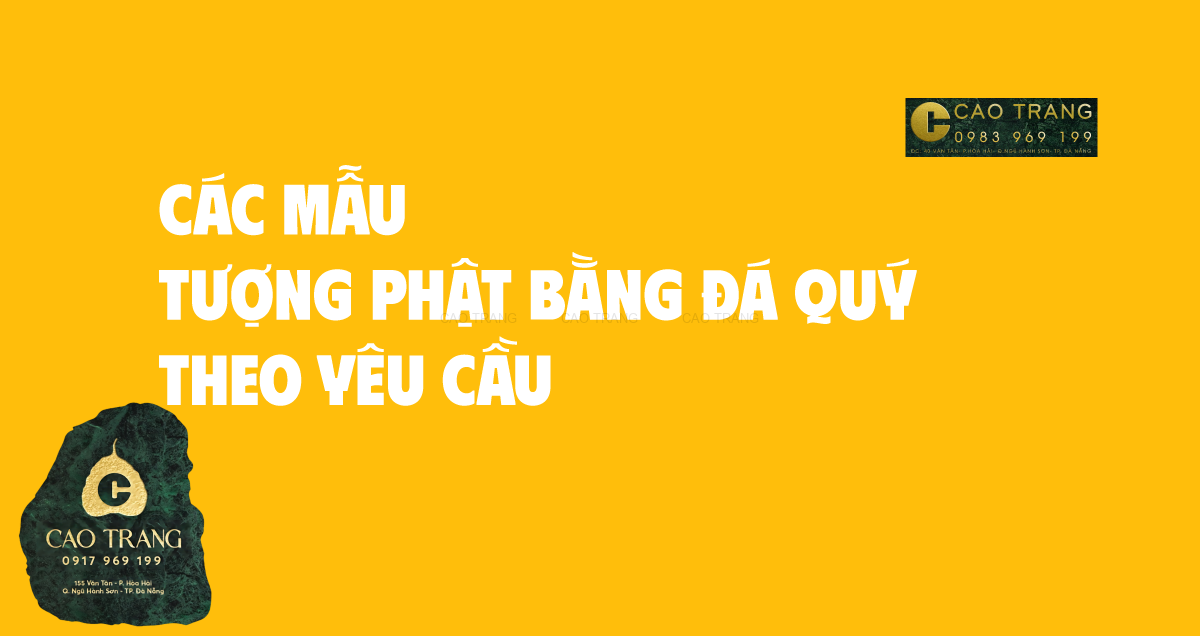 20+ Mẫu Tượng Phật Bằng Đá Quý Theo Yêu Cầu