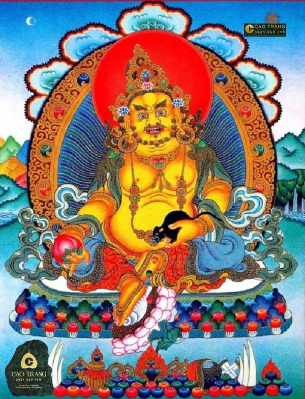 Hình tượng Hoàng Thần Tài nhập Mật tông Tây Tạng