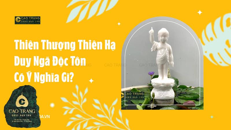 Thiên Thượng Thiên Hạ Duy Ngã Độc Tôn Có Ý Nghĩa Gì?