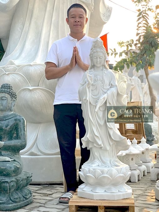 Tượng Quan Âm Đứng Mẫu 40