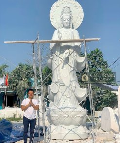 Tượng Quan Âm Đứng Mẫu 100
