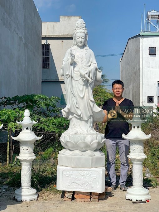 Tượng Quan Âm Đứng Mẫu 25