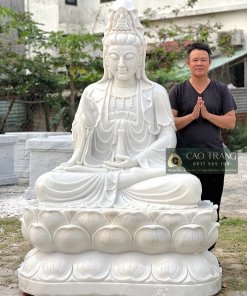 Tượng Quan Âm Ngồi Mẫu 6