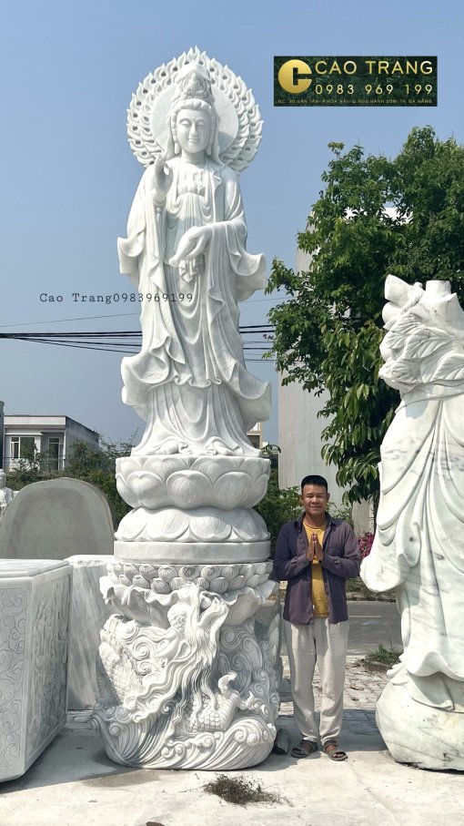 Tượng Quan Âm Đứng Mẫu 112