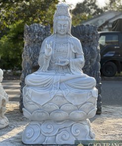 Tượng Quan Âm Ngồi Mẫu 8