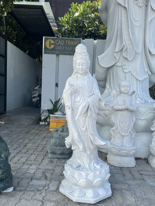 Tượng Quan Âm Đứng Mẫu 126