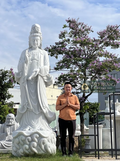 Tượng Quan Âm Đứng Mẫu 72