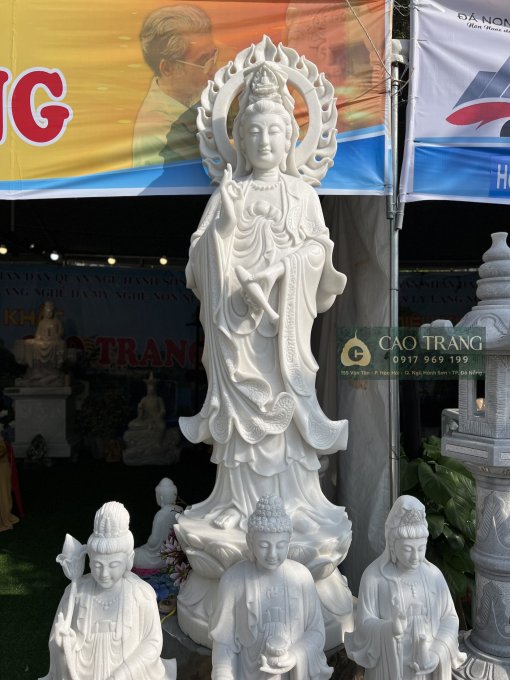Tượng Quan Âm Đứng Mẫu 140
