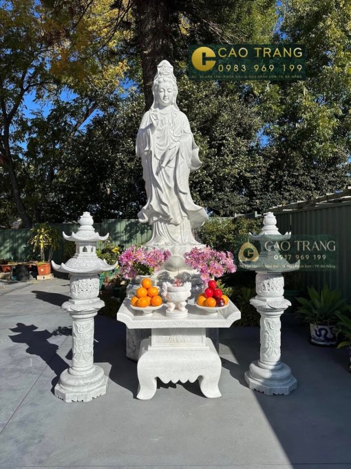Tượng Quan Âm Đứng Mẫu 64