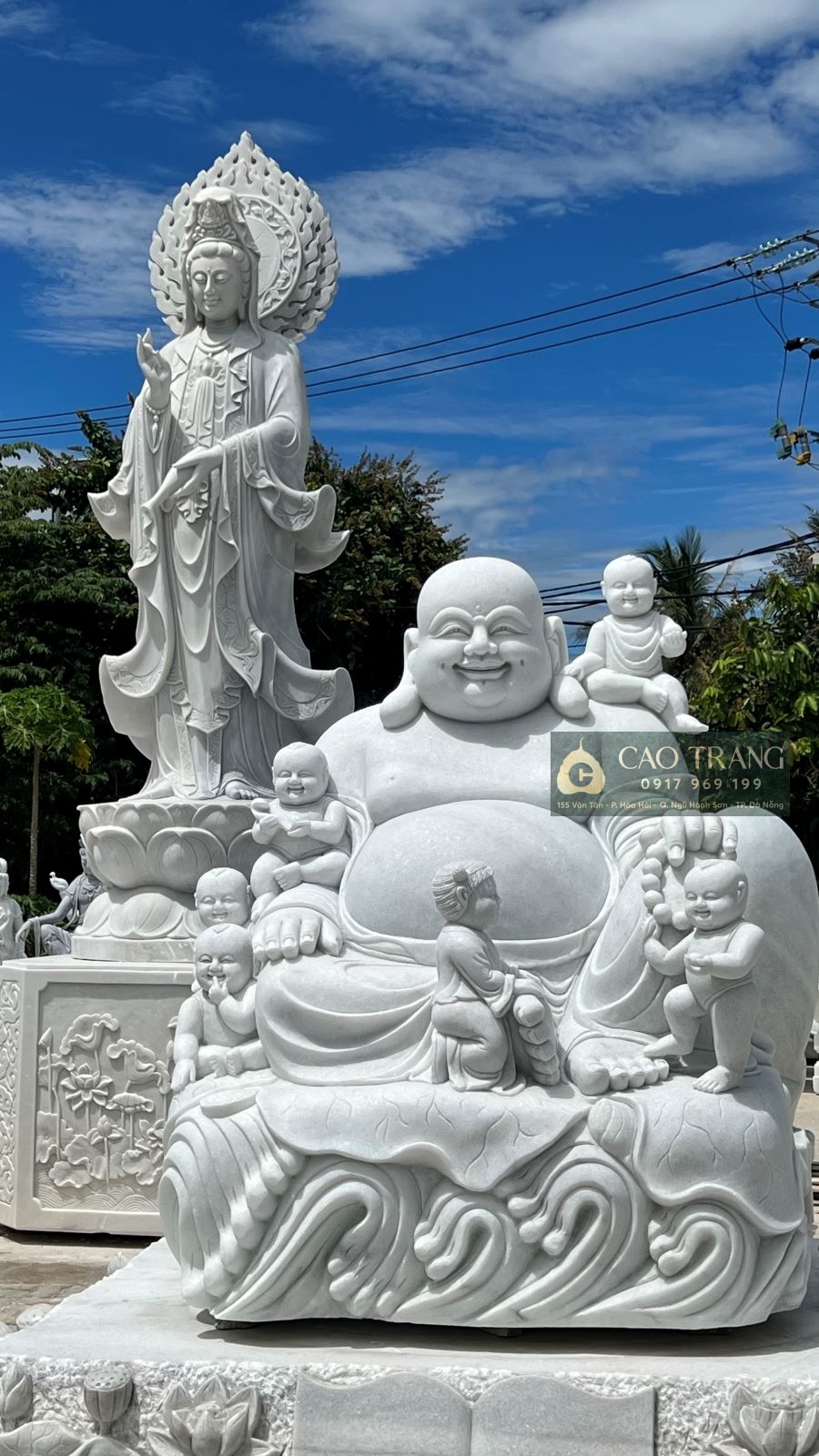 Các loại tượng Phật bằng đá tại Bình Định do Cao Trang cung cấp