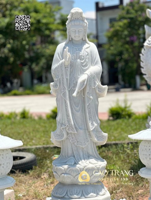 Tượng Quan Âm Đứng cao 1,2m