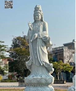 Tượng Quan Âm Bồ Tát cao 3M5 4 tuong quan am dung cao 3m5 1