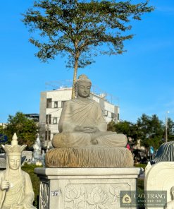 tuong phat thich ca da sa thach 1m12