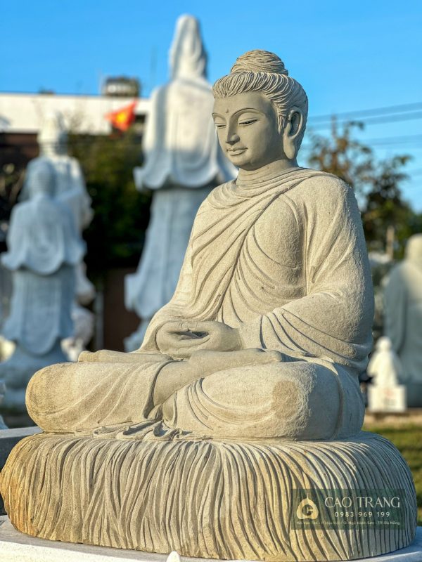 tuong phat thich ca da sa thach 1m13