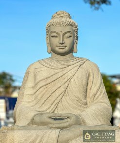 tuong phat thich ca da sa thach 1m15
