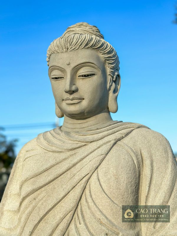 tuong phat thich ca da sa thach 1m16
