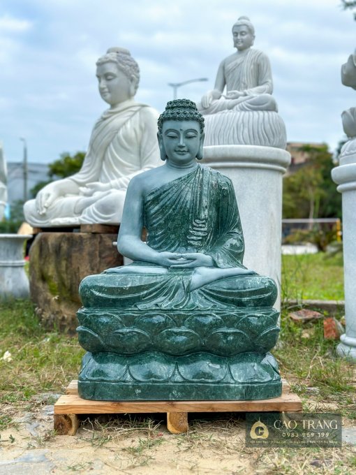 tuong phat thich ca da xanh 80CM 2