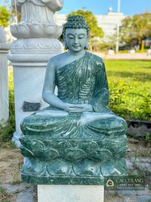 tuong phat thich ca da xanh 80CM 3