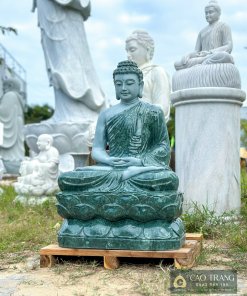 tuong phat thich ca da xanh 80CM 4