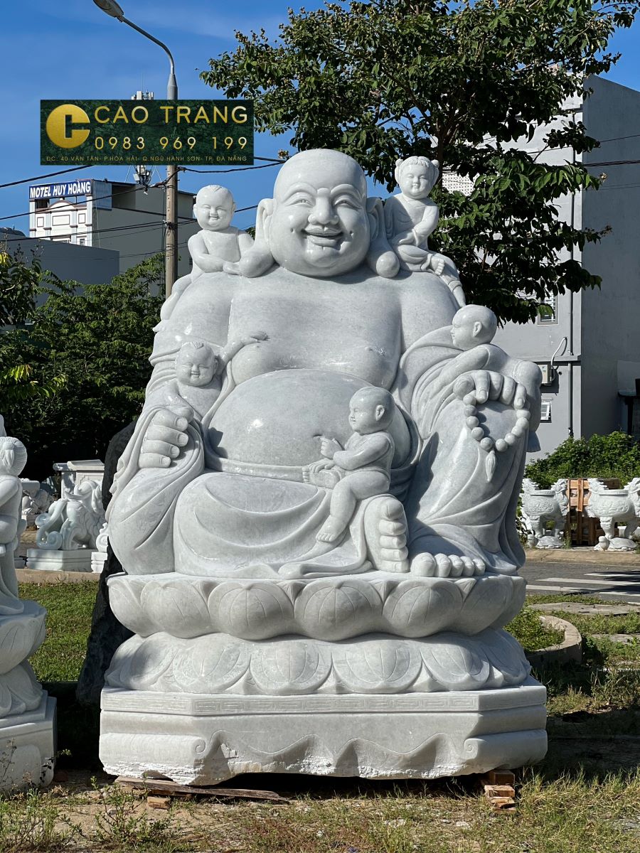 Các loại tượng Phật Di Lặc bằng đá do Cao Trang cung cấp