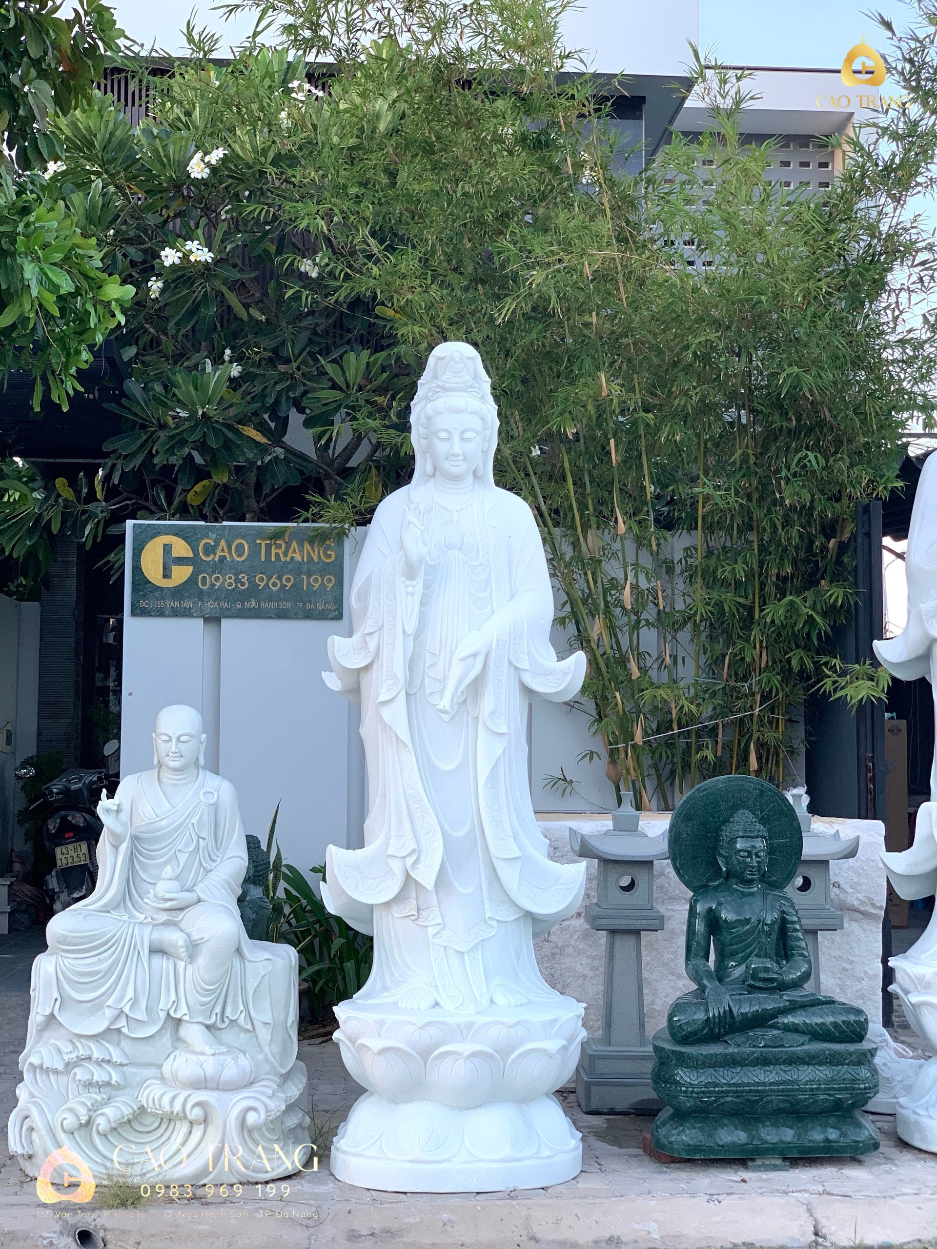 Ý nghĩa khi thờ cúng tượng Quan Âm bằng đá