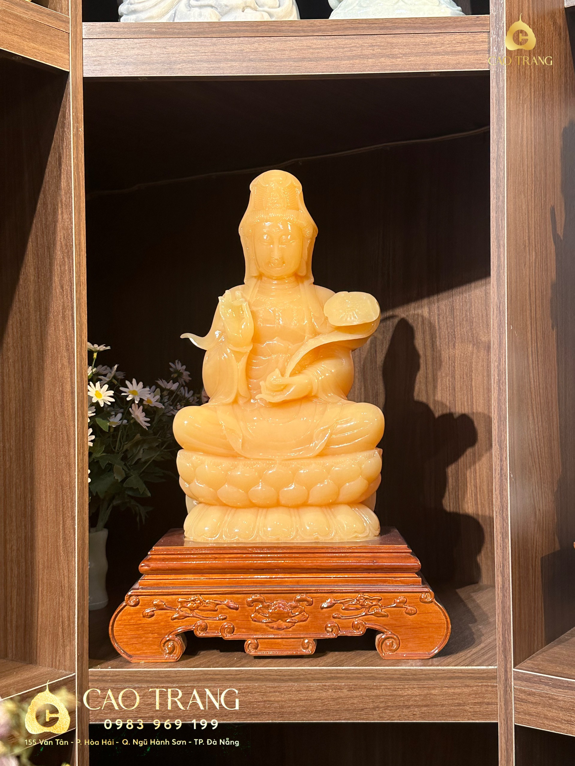 Địa chỉ cung cấp tượng Quan Âm bằng đá tại Quận 4 đẹp, uy tín