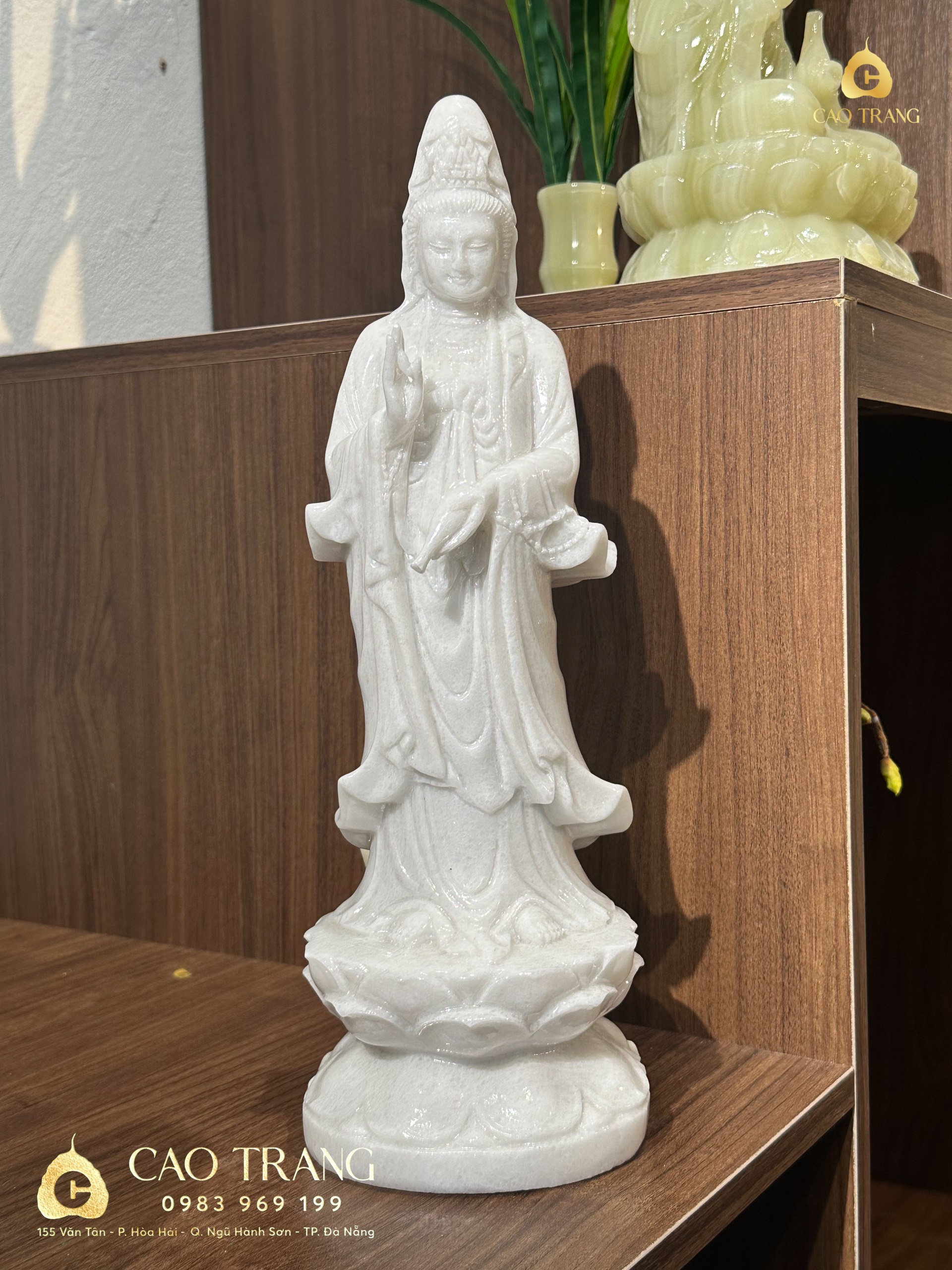 Địa chỉ cung cấp tượng Quan Âm bằng đá tại Quận 4 đẹp, uy tín
