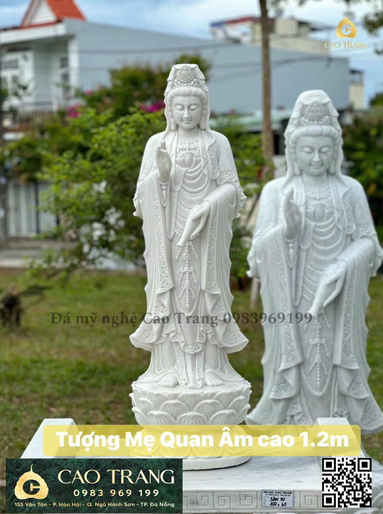 Mua tượng Quan Âm bằng đá tại Quận 5 của Cao Trang